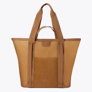 Beis Mesh Beach Tote in Camel